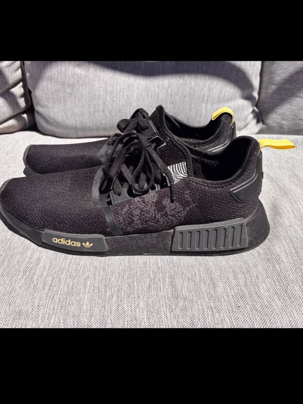 Adidas NMD_R1 black sneakers Mens size 13